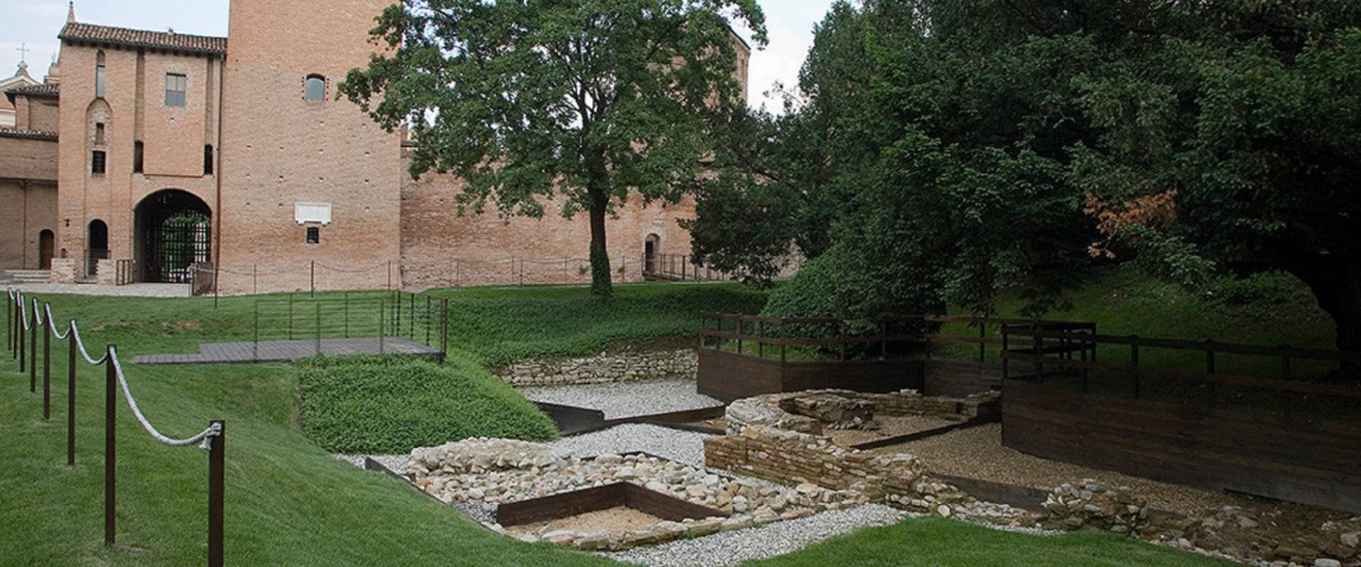 The Castle's archaeological park photo by Comune di Formigine